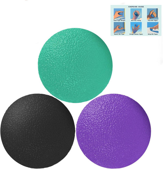 KingGrip™ Grip Ball Trio – 3 Resistance Levels for Forearm Endurance